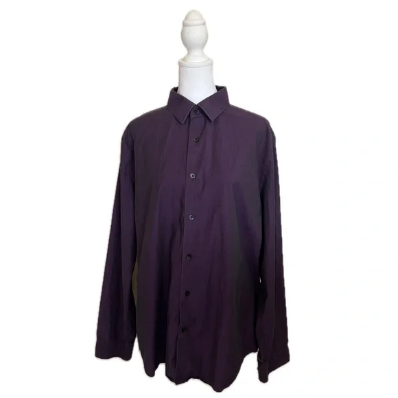 Express 1MX Fitted Men’s Dress Shirt - Picture 2 of 5